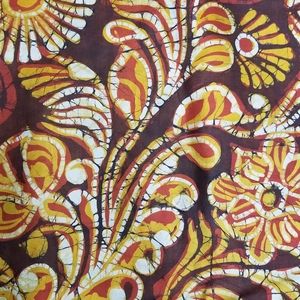 Batik silk fabric  or saree